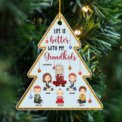 Christmas Tree Shaped - Personalized Custom Acrylic Ornament