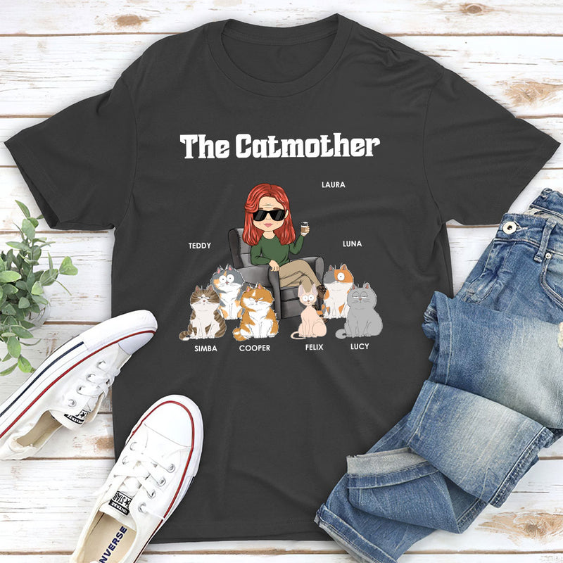 The Cat Mother - Personalized Custom Unisex T-shirt