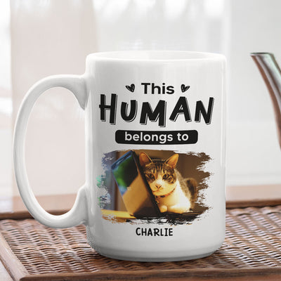 Belongs To Cats Christmas - Personalized Custom Coffee Mug