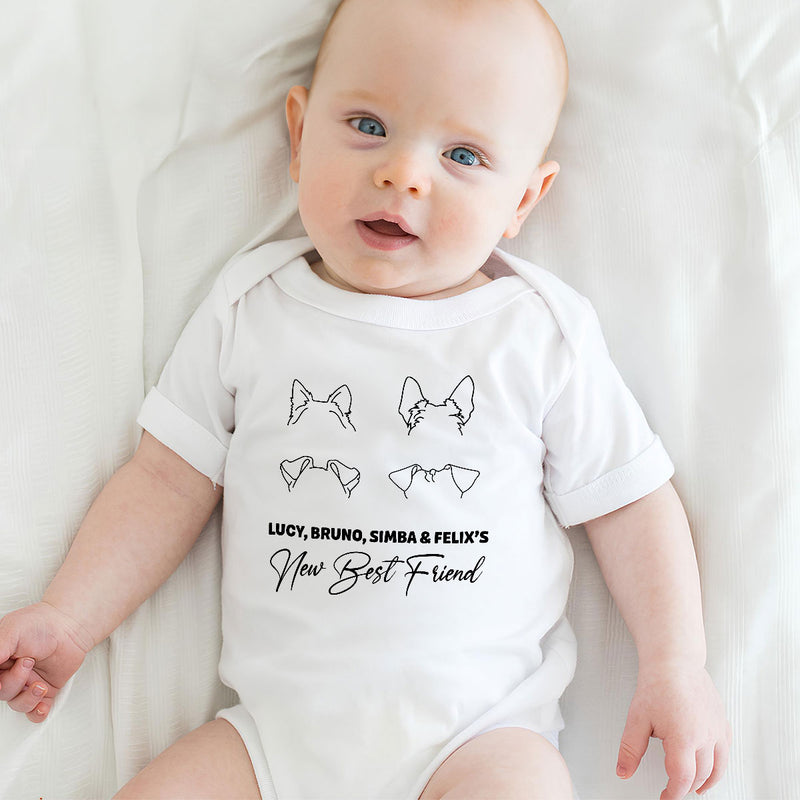 Dog Friend - Personalized Custom Baby Onesie