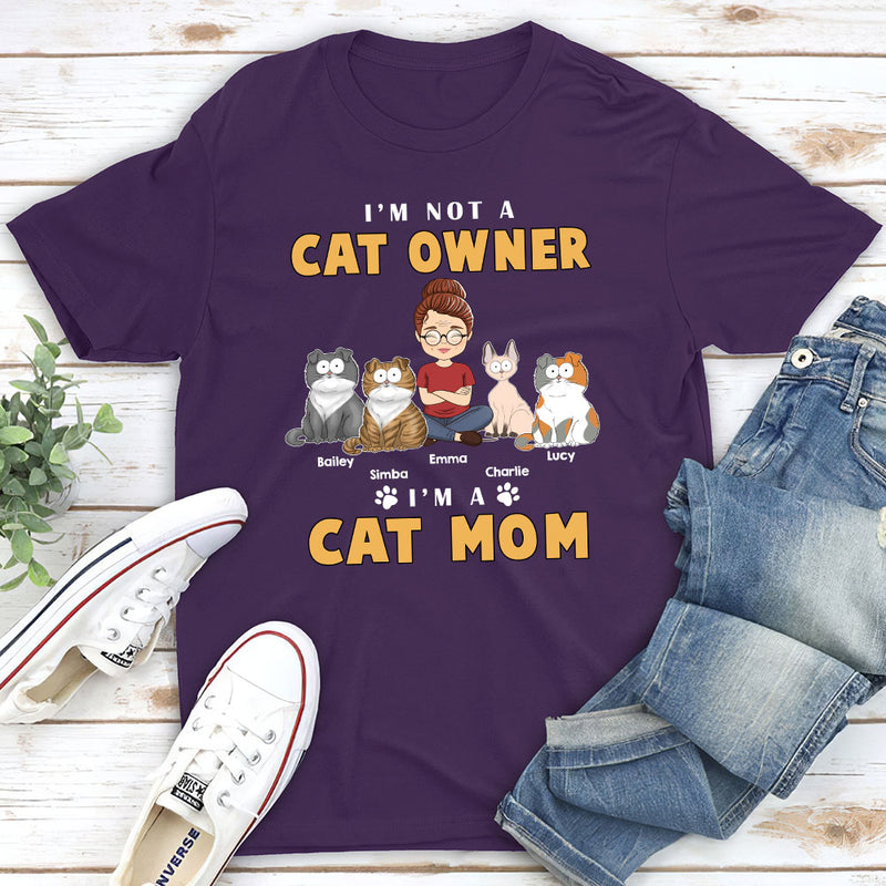 Cat Mom Funny - Personalized Custom Unisex T-shirt