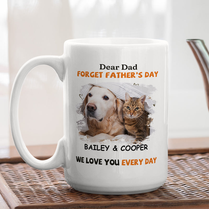 We Woof You Every Day - Personalized Custom Coffee Mug