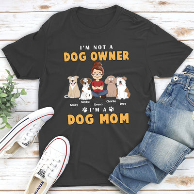 Dog Mom Funny - Personalized Custom Unisex T-shirt