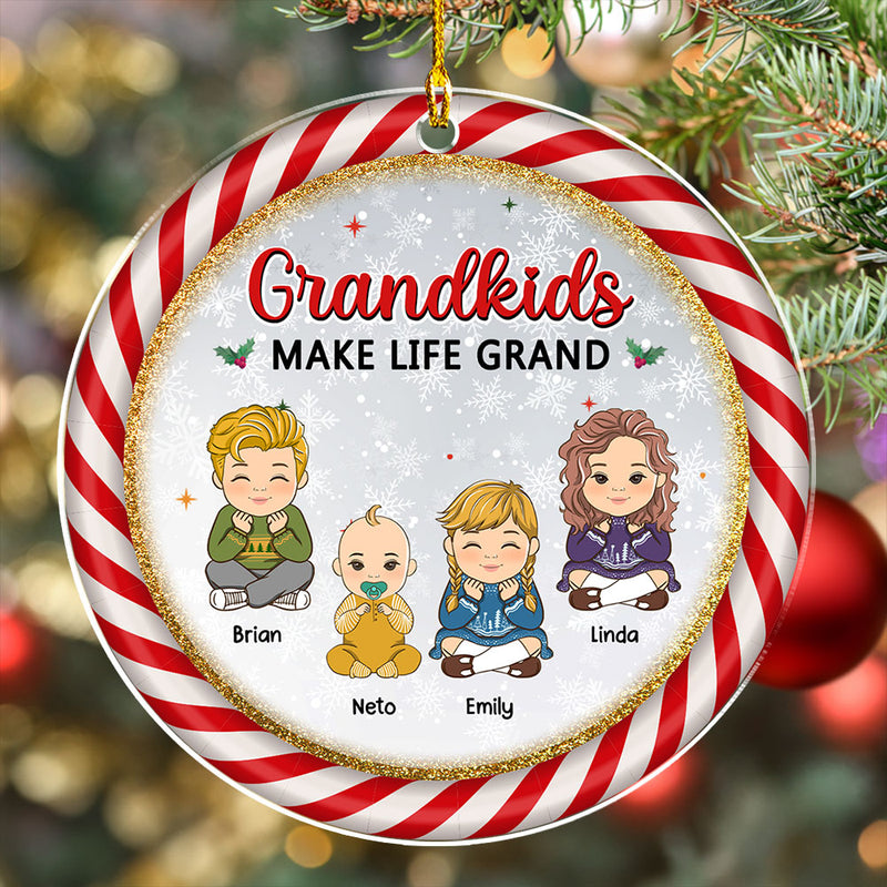 Make Life Grand - Personalized Custom Acrylic Ornament