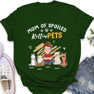 Spoiled Pets Funny - Personalized Custom Women's T-shirt