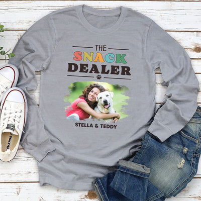 Pets Snack Dealer Photo - Personalized Custom Long Sleeve T-shirt