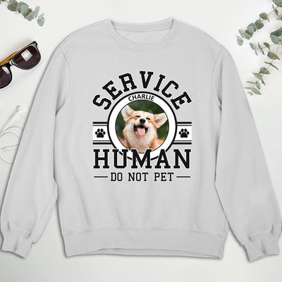 Pet Service Human Logo - Personalized Custom Sweatshirt