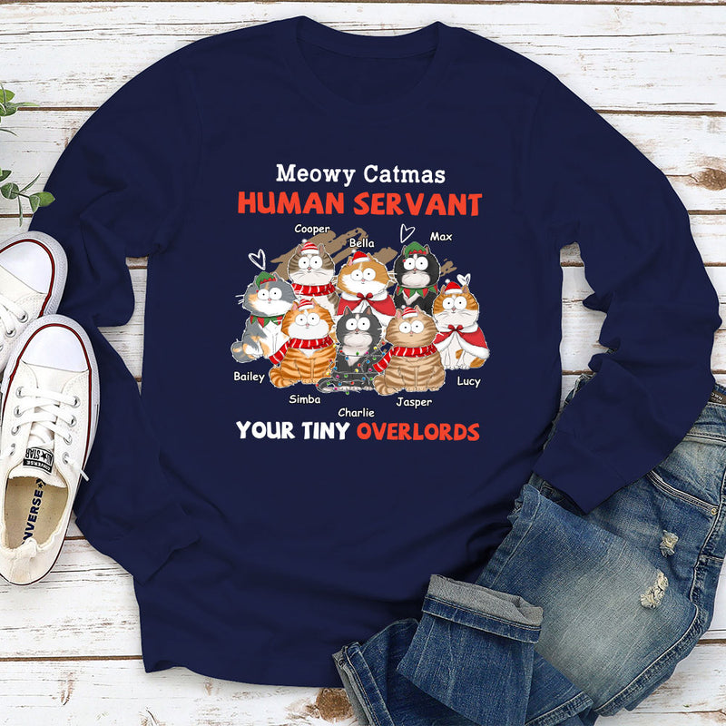 Meowy Catmas Servant  - Personalized Custom Long Sleeve T-shirt