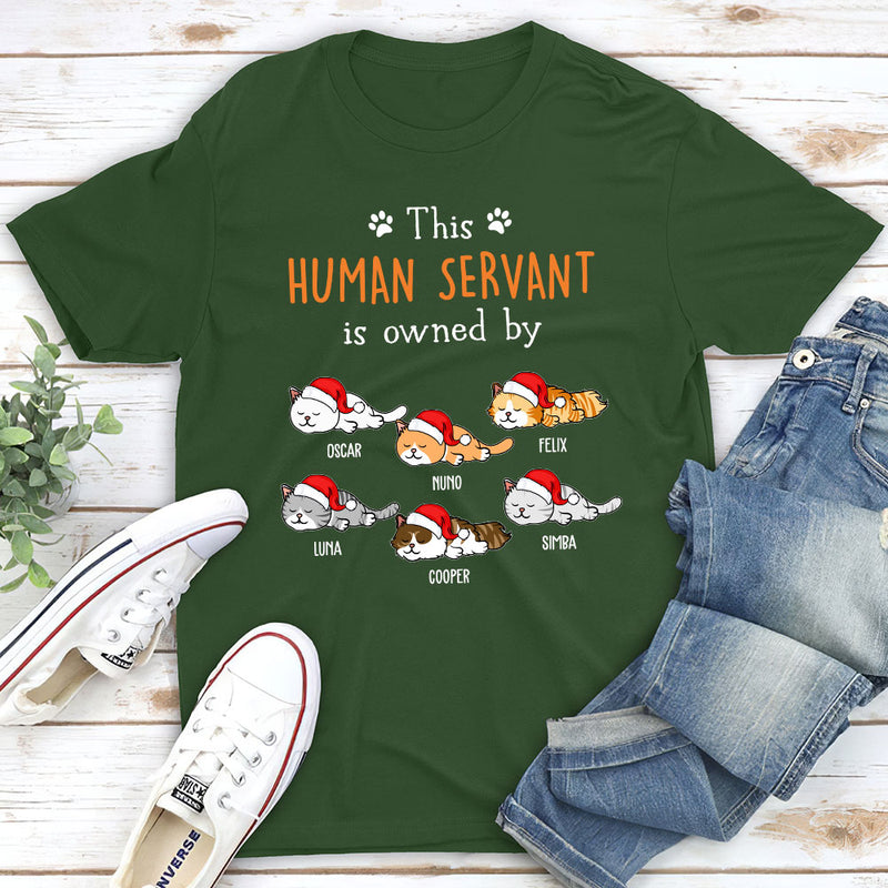 Servant Owned By - Personalized Custom Unisex T-shirt