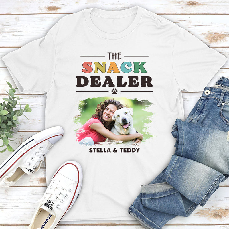 Pets Snack Dealer Photo - Personalized Custom Unisex T-shirt