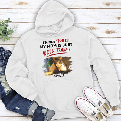 We Are Not Spoiled Our Dad Is Just Well Trained - Personalized Custom Hoodie