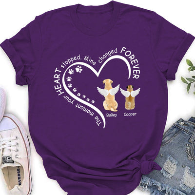 My Heart Changed Forever - Personalized Custom Women's T-shirt