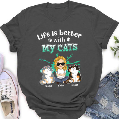 Life Is Better Funny - Personalized Custom Women's T-shirt