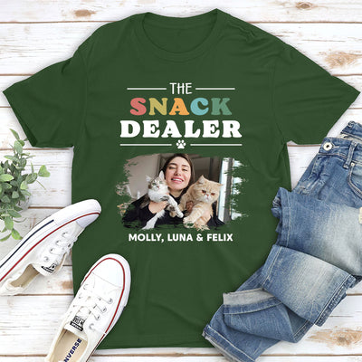 Pets Snack Dealer Photo - Personalized Custom Premium T-shirt