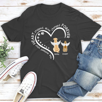 My Heart Changed Forever - Personalized Custom Premium T-shirt