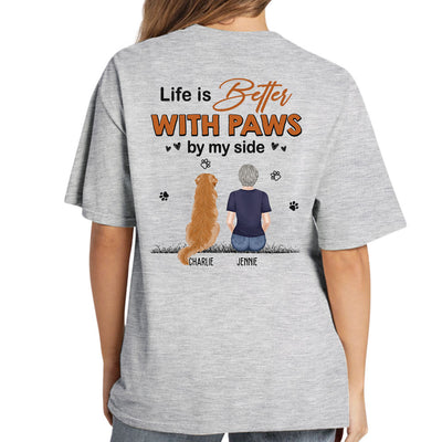 Paws By My Side - Personalized Custom Premium T-shirt