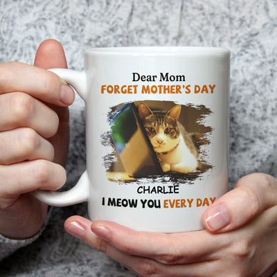 I Meow You Every Day Mom - Personalized Custom Coffee Mug