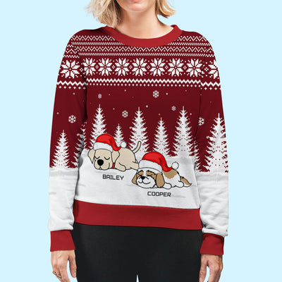 Christmas Dot Pet - Personalized Custom All-Over-Print Sweatshirt