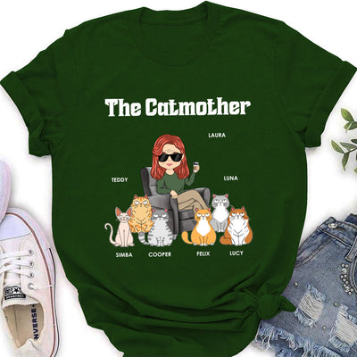 The Catmother - Personalized Custom Women's T-shirt