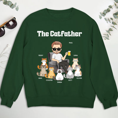 The Catfather - Personalized Custom Sweatshirt