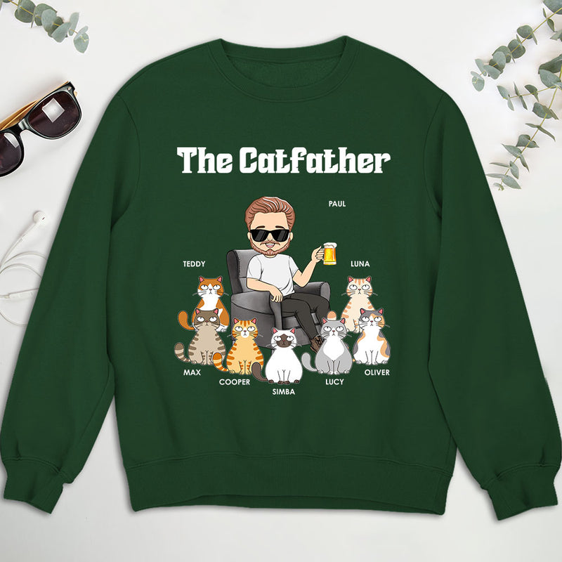 The Catfather - Personalized Custom Sweatshirt