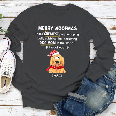 Greatest Woofmas - Personalized Custom Long Sleeve T-shirt