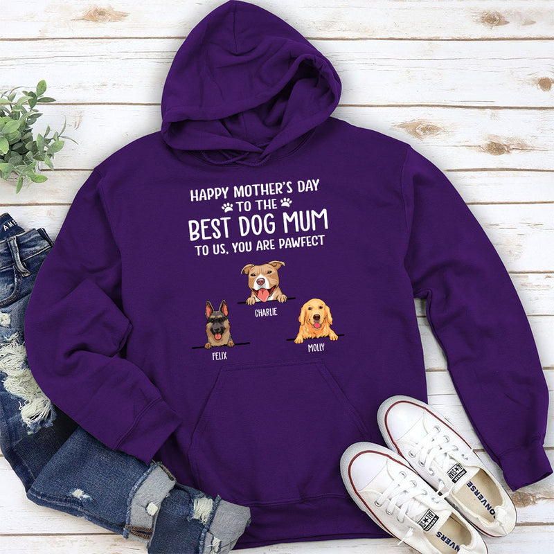 Best Dog Mom Dad Pawfect - Personalized Custom Hoodie