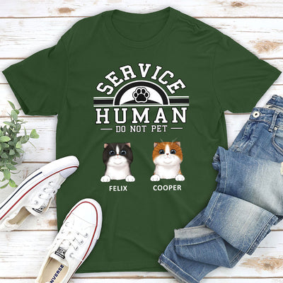 Pet Service Human Logo - Personalized Custom Premium T-shirt