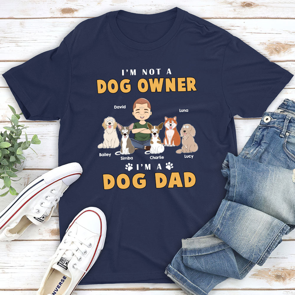 Dog Mom Funny Personalized Pet Parents Life Custom Unisex T-shirt