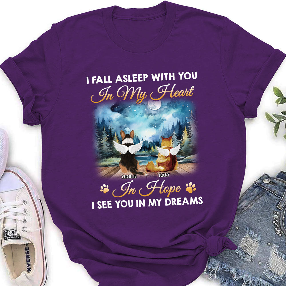 I See You In My Dreams - Personalized Custom Women's T-shirt
