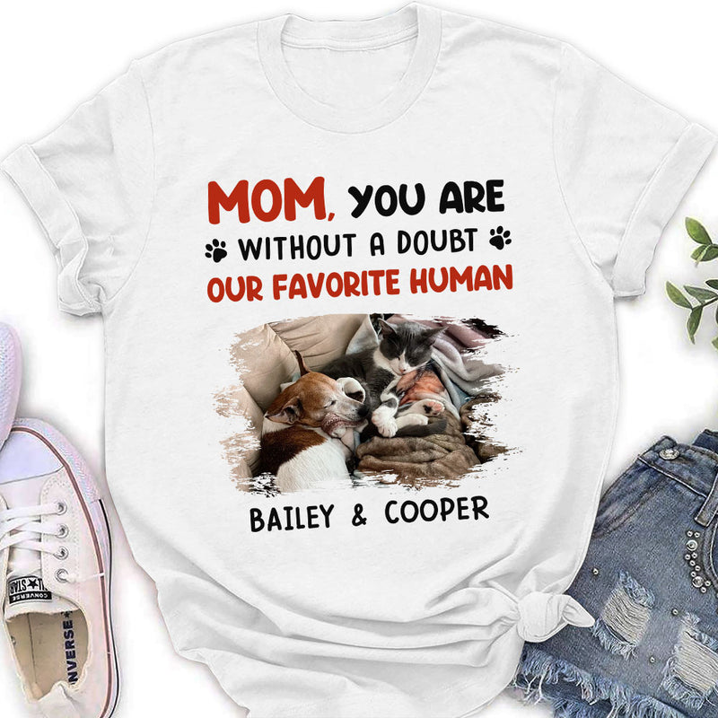 Favorite Dad Mom No Doubt - Personalized Custom Women&