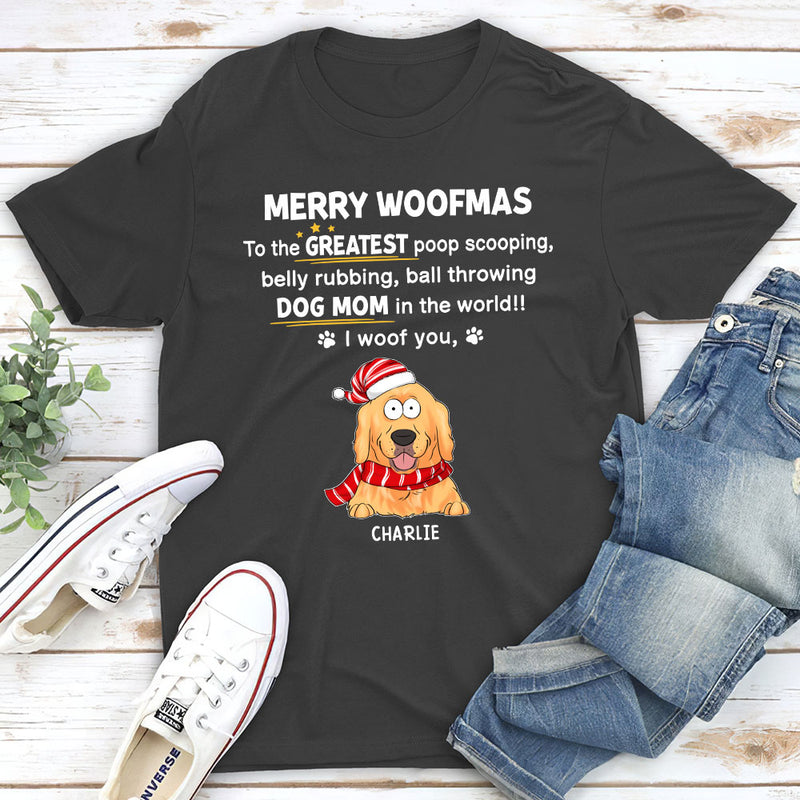 Greatest Woofmas - Personalized Custom Unisex T-shirt