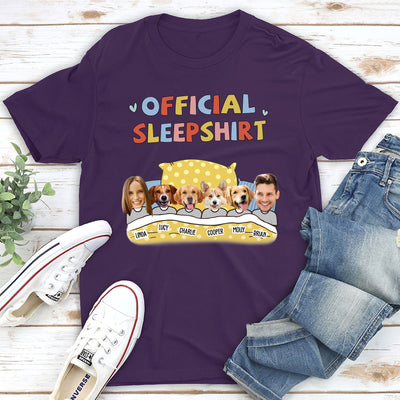 Sleepshirt Photo - Personalized Custom Unisex T-shirt