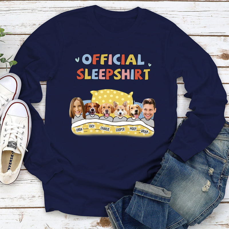 Sleepshirt Photo - Personalized Custom Long Sleeve T-shirt