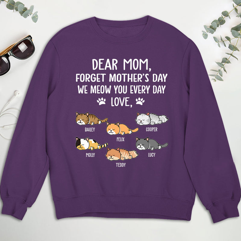 Meow You Every Day- Personalized Custom Sweatshirt