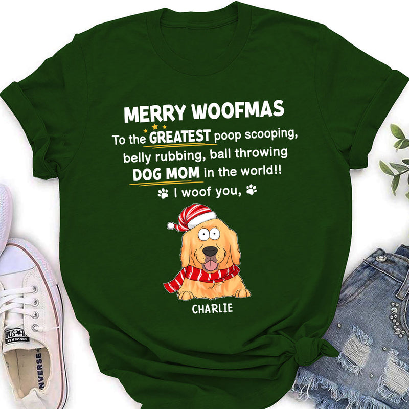 Greatest Woofmas - Personalized Custom Women&