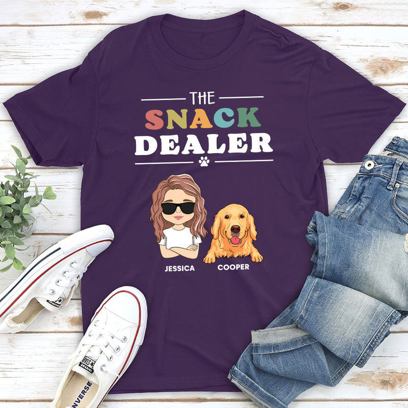 The Snack Dealer Personalized Custom Premium T shirt PAWSIONATE