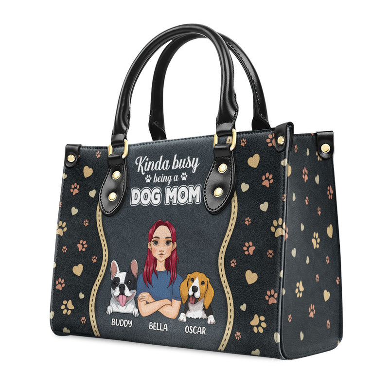 Being A Good Mom - Personalized Custom Leather Bag