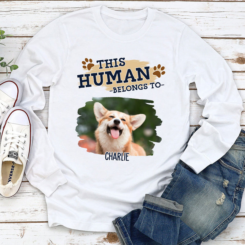 This Human Version 2 - Personalized Custom Long Sleeve T-shirt