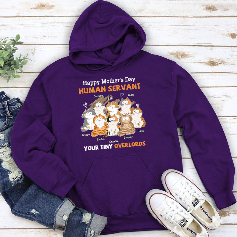 To My Human Servant Mom - Personalized Custom Hoodie