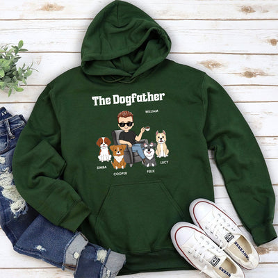 The Cartoon Dog Parents- Personalized Custom Hoodie