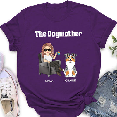 The Cartoon Dog Parents - Personalized Custom Women's T-shirt