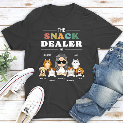 Pets Snack Dealer - Personalized Custom Unisex T-shirt