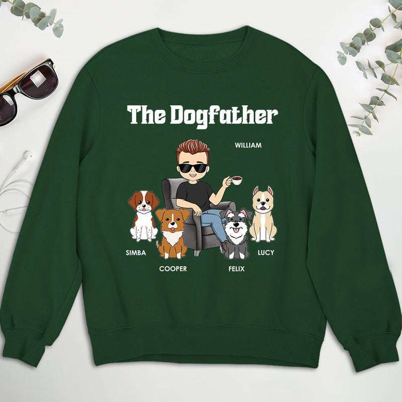 The Cartoon Dog Parents - Personalized Custom Sweatshirt