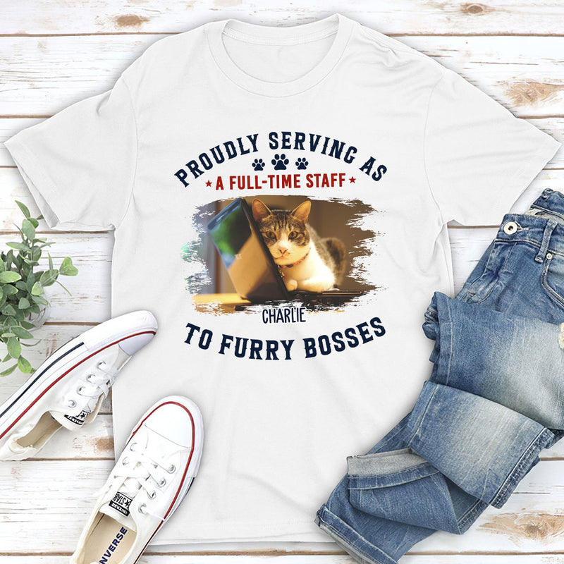 My Furry Boss - Personalized Custom Unisex T-shirt