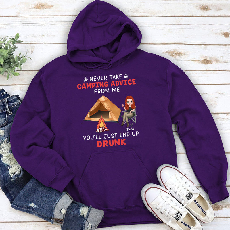 Camping Advice - Personalized Custom Hoodie