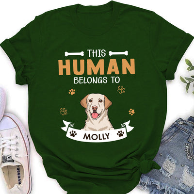 Human Belong To Us - Personalized Custom Women's T-shirt