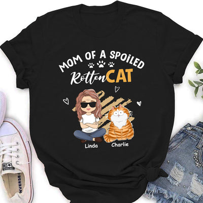 Spoiled Cats Funny - Personalized Custom Women's T-shirt