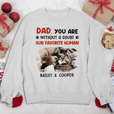 Favorite Dad Mom No Doubt - Personalized Custom Sweatshirt