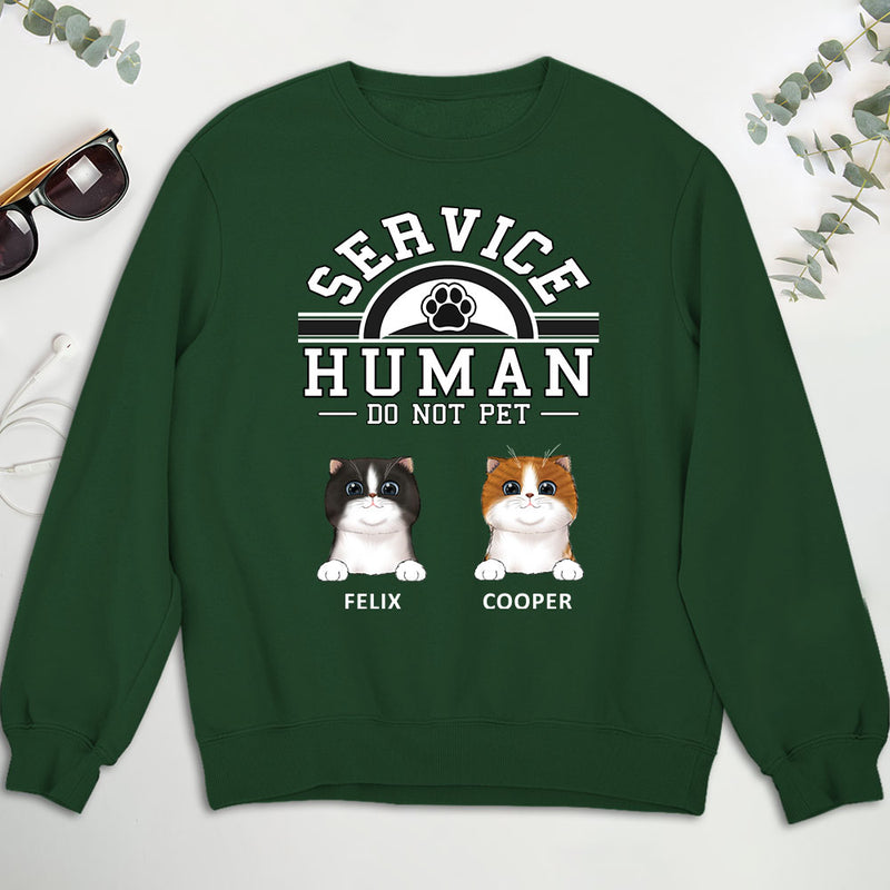 Pet Service Human Logo - Personalized Custom Sweatshirt